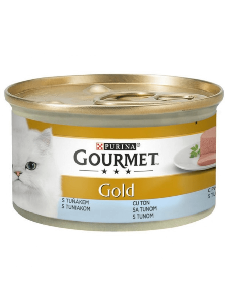 Gourmet Gold Mousse cu Ton 85g