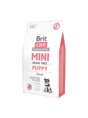 Brit Care Mini Grain Free Puppy, Miel 2KG - Hrana uscata caini juniori de talie mica