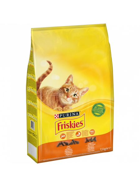 Friskies Cat cu Pui si Legume 10Kg