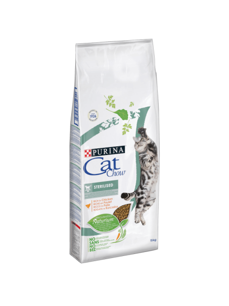 Cat Chow Sterilised cu Pui 15Kg