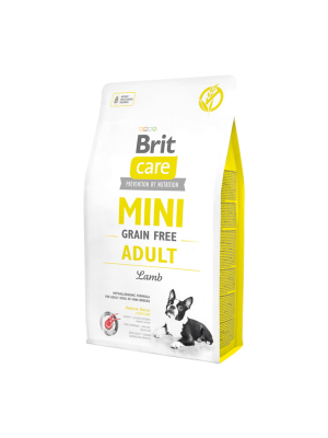Brit Care Mini Grain Free Adult Miel 7KG - Hrana uscata caini adulti de talie mica