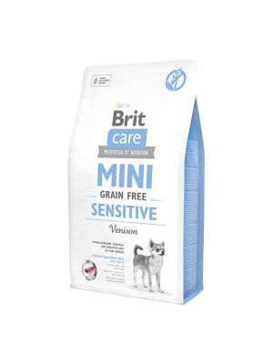 Brit Care Mini Grain Free Sensitive Vânat 2KG - hrana uscata caini de talie mica