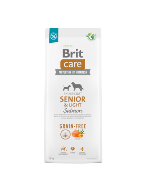 Brit Care Grain Free Senior & Light 12KG - hrana uscata caini